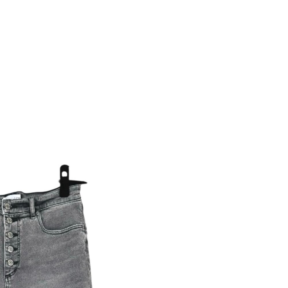 LOFT Button Front High Rise Skinny Jeans - Picture 5 of 7